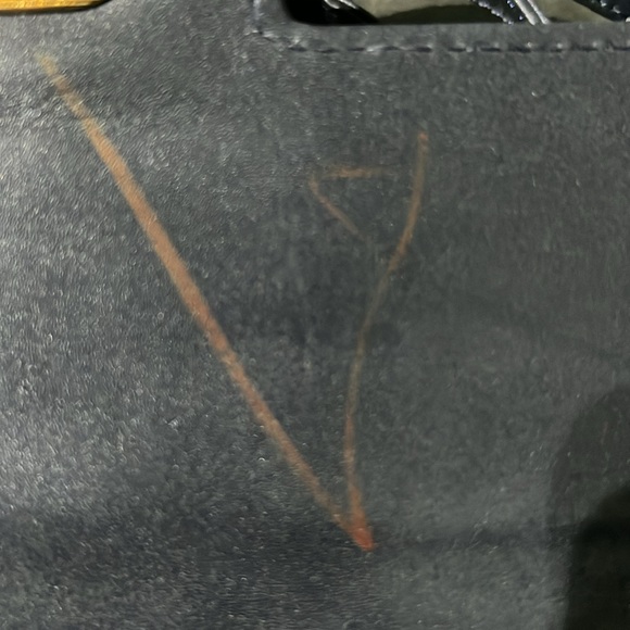 Scuola Del Cuoio Crossbody Blue & Gold - Picture 5 of 13